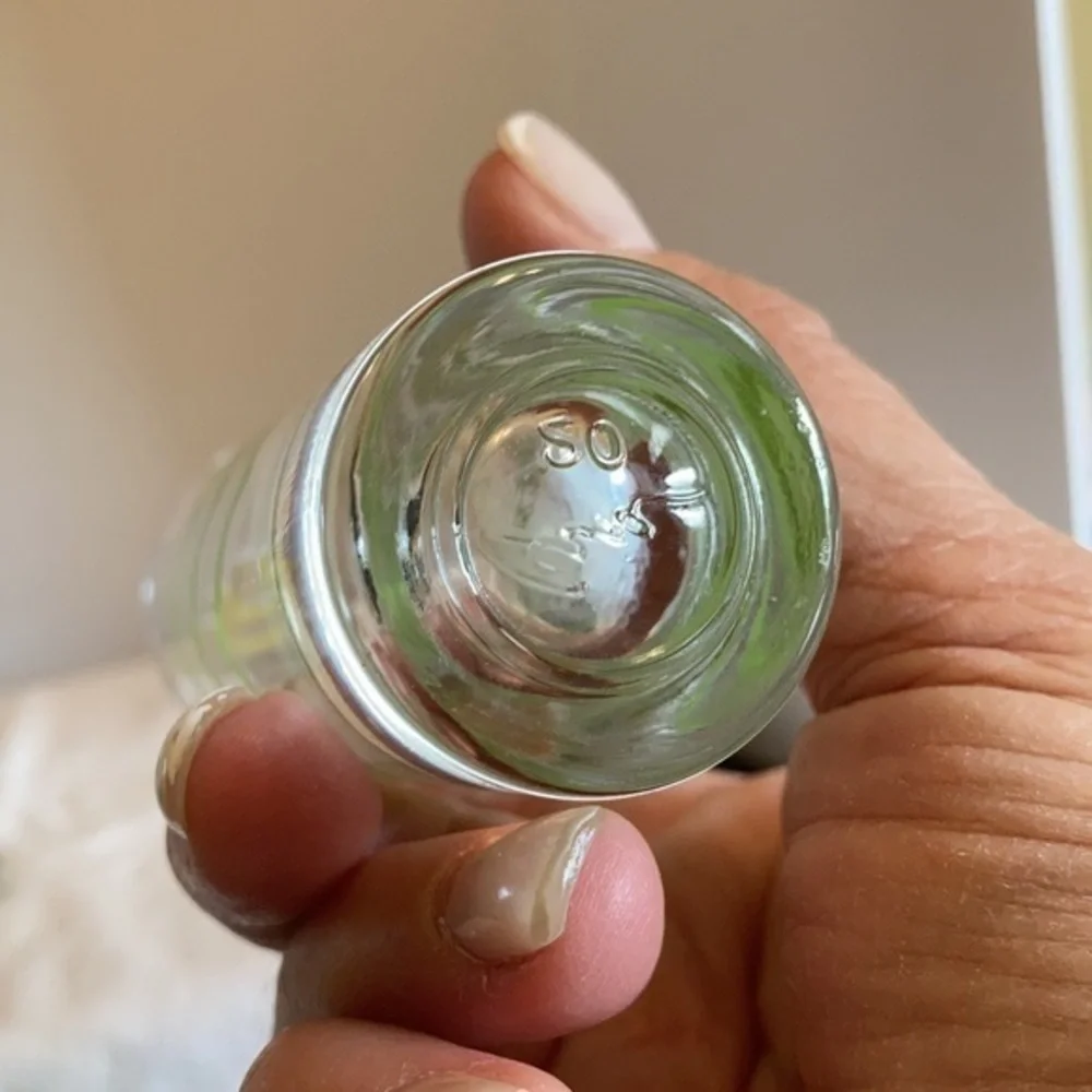 Crisa signed chevron striped shot glasses